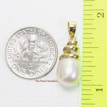 Load image into Gallery viewer, Pink Pearl Pendant – 14k Yellow Gold Cone Bail