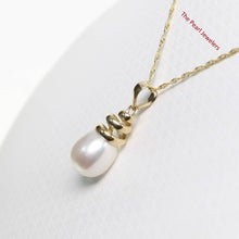 Load image into Gallery viewer, Pink Pearl Pendant – 14k Yellow Gold Cone Bail