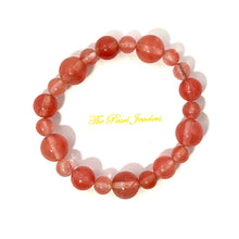 Load image into Gallery viewer, 6–10mm Pink Watermelon Quartz Beads Stretch Bracelet