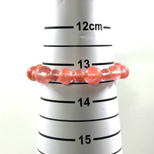 Load image into Gallery viewer, 6–10mm Pink Watermelon Quartz Beads Stretch Bracelet