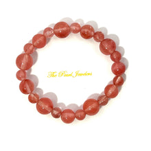 Load image into Gallery viewer, 6–10mm Pink Watermelon Quartz Beads Stretch Bracelet
