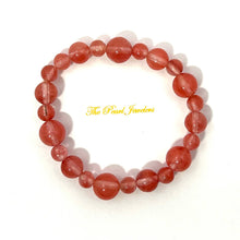 Load image into Gallery viewer, 6–10mm Pink Watermelon Quartz Beads Stretch Bracelet