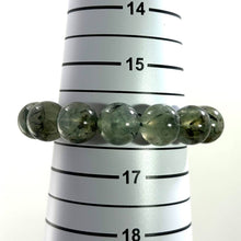 Load image into Gallery viewer, 14mm Prehnite Gemstone Stretch Bracelet