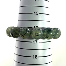 Load image into Gallery viewer, 16mm Prehnite Gemstone Stretch Bracelet