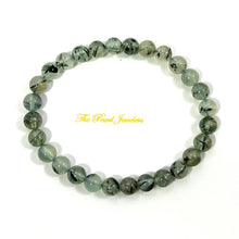 Load image into Gallery viewer, 7mm Prehnite Crystal Gemstone Stretch Bracelet