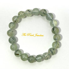 Load image into Gallery viewer, 9mm Prehnite Crystal Gemstone Stretch Bracelet