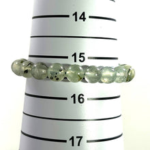 Load image into Gallery viewer, 9mm Prehnite Crystal Gemstone Stretch Bracelet