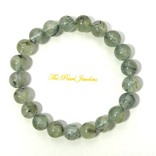 Load image into Gallery viewer, 9mm Prehnite Crystal Gemstone Stretch Bracelet