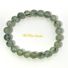 Load image into Gallery viewer, 9mm Prehnite Crystal Gemstone Stretch Bracelet
