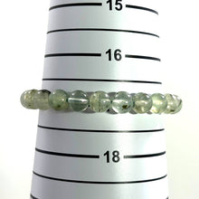 Load image into Gallery viewer, 9mm Prehnite Crystal Gemstone Stretch Bracelet