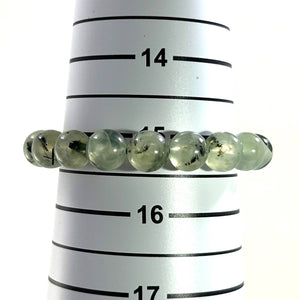 10mm Prehnite Crystal Gemstone Stretch Bracelet