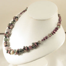 Load image into Gallery viewer, A Unique Design Purple Baroque Pearl &amp; Tourmaline Necklace 925 Silver Clasp TPJ