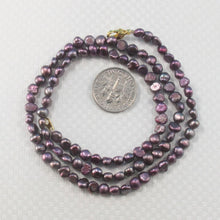 Load image into Gallery viewer, Purple Baby Baroque Pearl Necklace