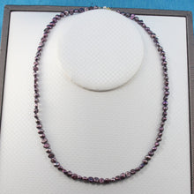 Load image into Gallery viewer, Purple Baby Baroque Pearl Necklace
