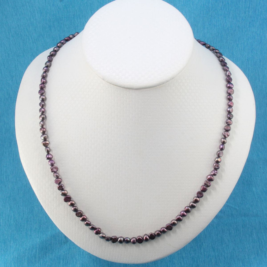 Purple Baby Baroque Pearl Necklace