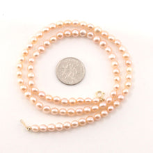 Load image into Gallery viewer, Romance Pink Freshwater Pearl Strand Necklace