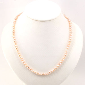 Romance Pink Freshwater Pearl Strand Necklace