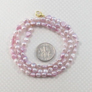 Rose Baby Baroque Pearl Necklace