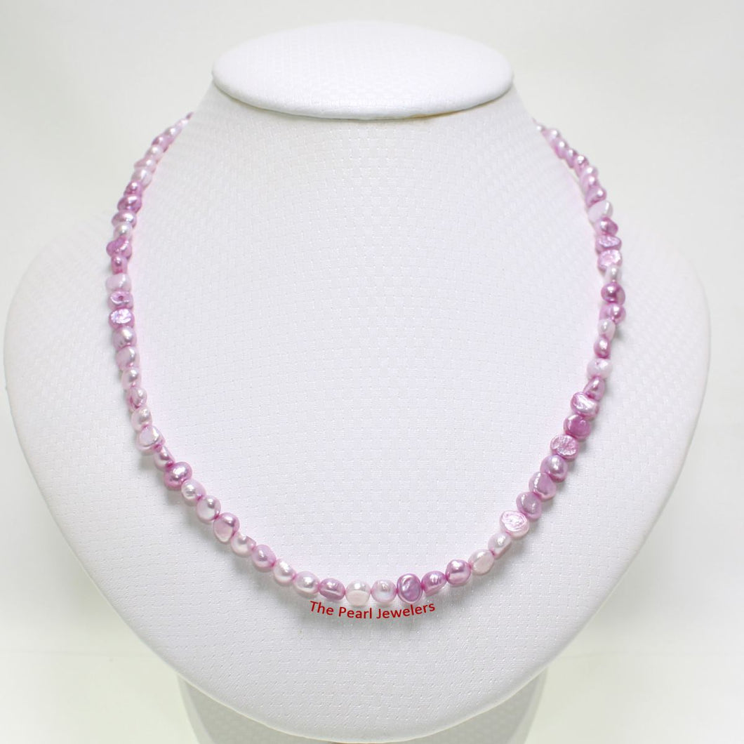 Rose Baby Baroque Pearl Necklace