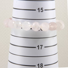 Load image into Gallery viewer, 10mm Faceted Rose Quartz Beads Endless Bracelet