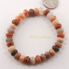Load image into Gallery viewer, 5x8mm Roundel Multi-Color Agate Beads Endless Bracelet