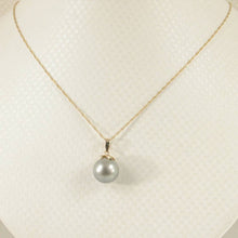 Load image into Gallery viewer, Gray Tahitian Pearl &amp; Diamond Star-Bale Pendant