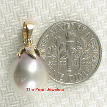 Load image into Gallery viewer, Silver-Tone Tahitian Pearl &amp; Diamond Star-Bale Pendant