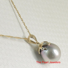 Load image into Gallery viewer, Silver-Tone Tahitian Pearl &amp; Diamond Star-Bale Pendant
