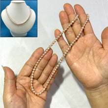 Load image into Gallery viewer, Pink Mini Pearl Choker – 14k Yellow Gold Clasp (Stamped 585)