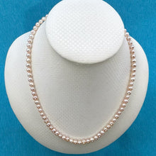 Load image into Gallery viewer, Pink Mini Pearl Choker – 14k Yellow Gold Clasp (Stamped 585)