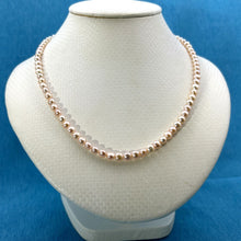 Load image into Gallery viewer, Pink Mini Pearl Choker – 14k Yellow Gold Clasp (Stamped 585)
