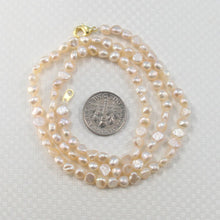 Load image into Gallery viewer, Peach Baby Baroque Pearl Necklace