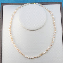 Load image into Gallery viewer, Peach Baby Baroque Pearl Necklace