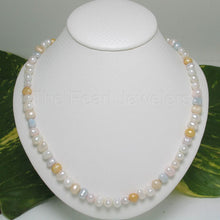 Load image into Gallery viewer, Multi-colored freshwater baroque pearls Necklace