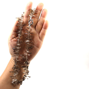 Smoky Quartz Chip Necklace – Jumbo Clasp
