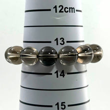 Load image into Gallery viewer, 12mm Smoky Quartz Gemstone Stretch Bracelet