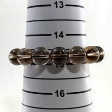 Load image into Gallery viewer, 12mm Smoky Quartz Gemstone Stretch Bracelet