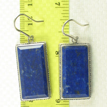 Load image into Gallery viewer, Solid Sterling Silver 925 Lapis Lazuli Antique Hook Earrings