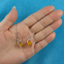 Load image into Gallery viewer, Solid Sterling Silver 925 Lucky Lantern Agate Hook Earrings
