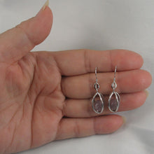 Load image into Gallery viewer, Solid Sterling Silver 925 Lucky Lantern Tourmaline Hook Earrings