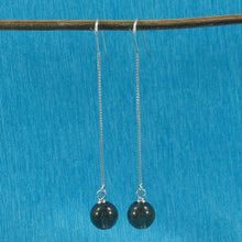Load image into Gallery viewer, Solid Sterling Silver 925 Box Chain Smoky Quartz Earrings
