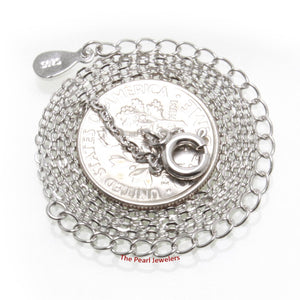 Sterling Silver 1.4mm Cable Chain – Adjustable 16.5–19”