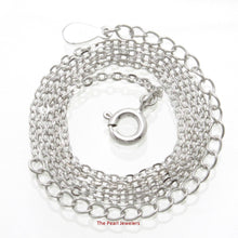 Load image into Gallery viewer, Sterling Silver 1.4mm Cable Chain – Adjustable 16.5–19”