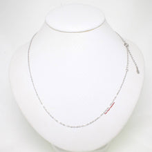 Load image into Gallery viewer, Sterling Silver 1.4mm Cable Chain – Adjustable 16.5–19”