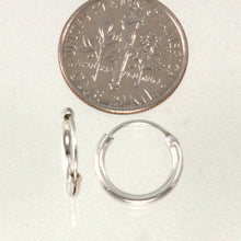 Load image into Gallery viewer, Sterling Silver 12mm Hoop Earrings