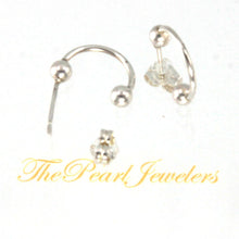 Load image into Gallery viewer, Sterling Silver 12mm Open Hoop Earrings