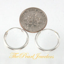 Load image into Gallery viewer, Sterling Silver 16mm Hoop Earrings