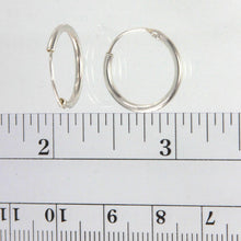 Load image into Gallery viewer, Sterling Silver 16mm Hoop Earrings
