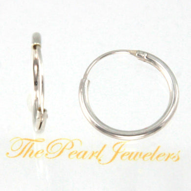 Sterling Silver 16mm Hoop Earrings