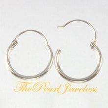 Load image into Gallery viewer, Sterling Silver 18mm Hoop Earrings